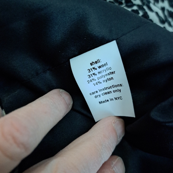 Hutch black and white animal print coat - Picture 5 of 5